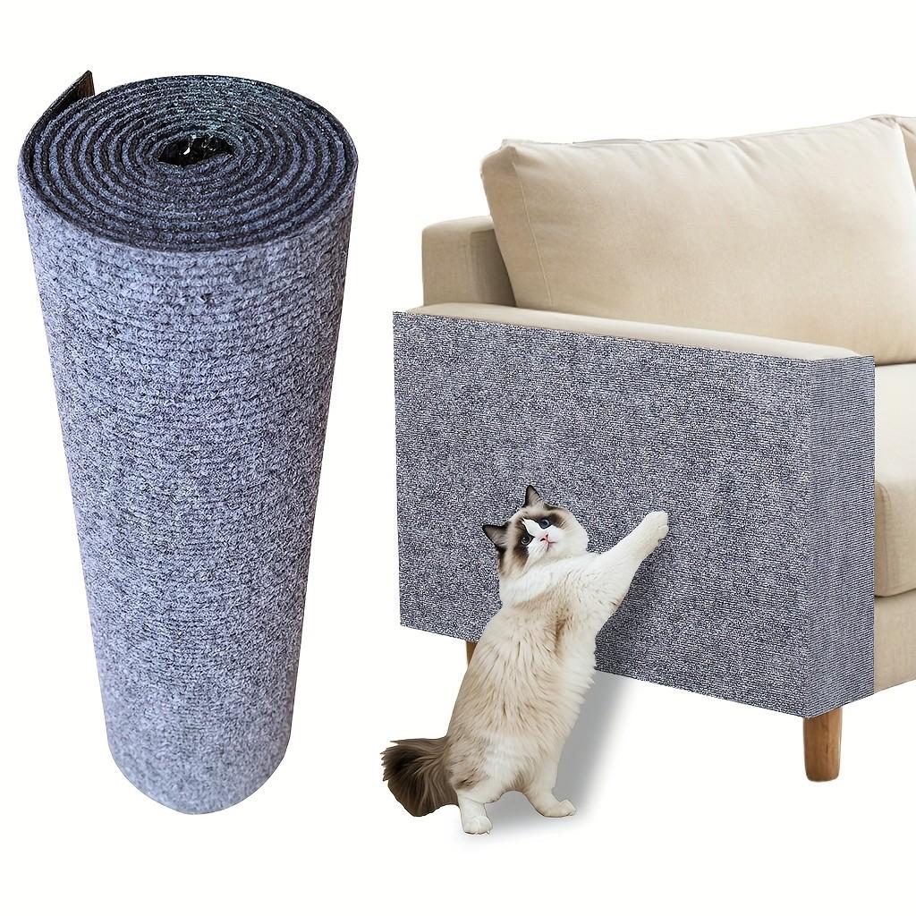 Self-Adhesive Cat Scratching Pad, Durable Polyester Sisal Wall Climbing Mat, Indoor Interactive Pet Cat Scratch Board, Easy Installation