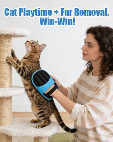 Pet Hair Removal Gloves, Static Magic Brush for Dogs and Cats, Reusable Pet Hair Remover for Furniture, Clothes, Carpets, Car Seats