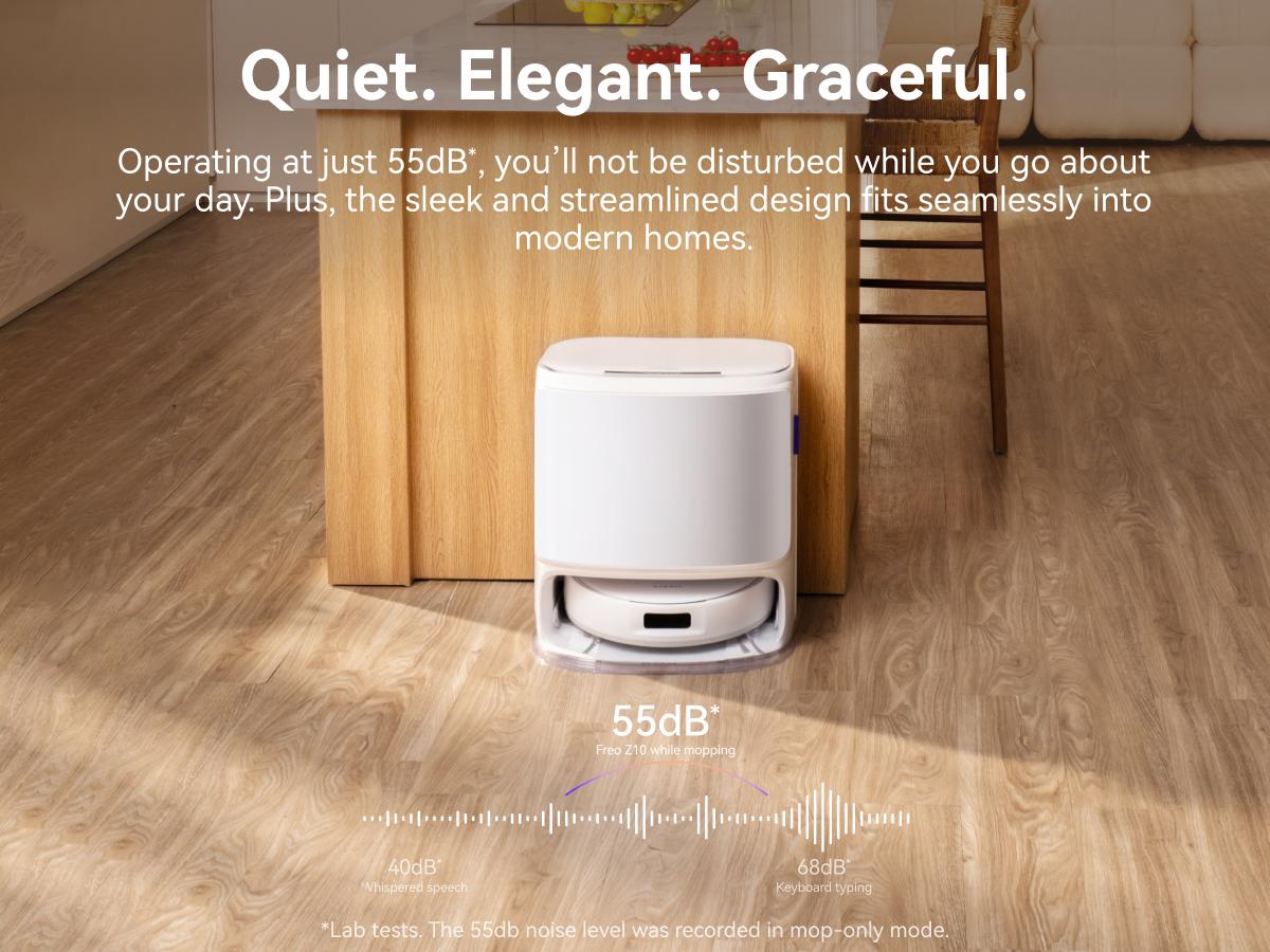 NARWAL Freo Z10 Robot Vacuum and Mop Combo, Tangle Free Robot Mop, 15,000Pa Suction, Adapts to Hard-to-Reach Areas, Self-Emptying, Mop Washing & Drying, Obstacle Avoidance, for Pet Hair & Hard Floor NARWAL Freo Z10 Robot Vacuum and Mop Combo, Tangle Free Robot Mop, 15,000Pa Suction, Adapts to Hard-to-Reach Areas, Self-Emptying, Mop Washing & Drying, Obstacle Avoidance, for Pet Hair & Hard Floor