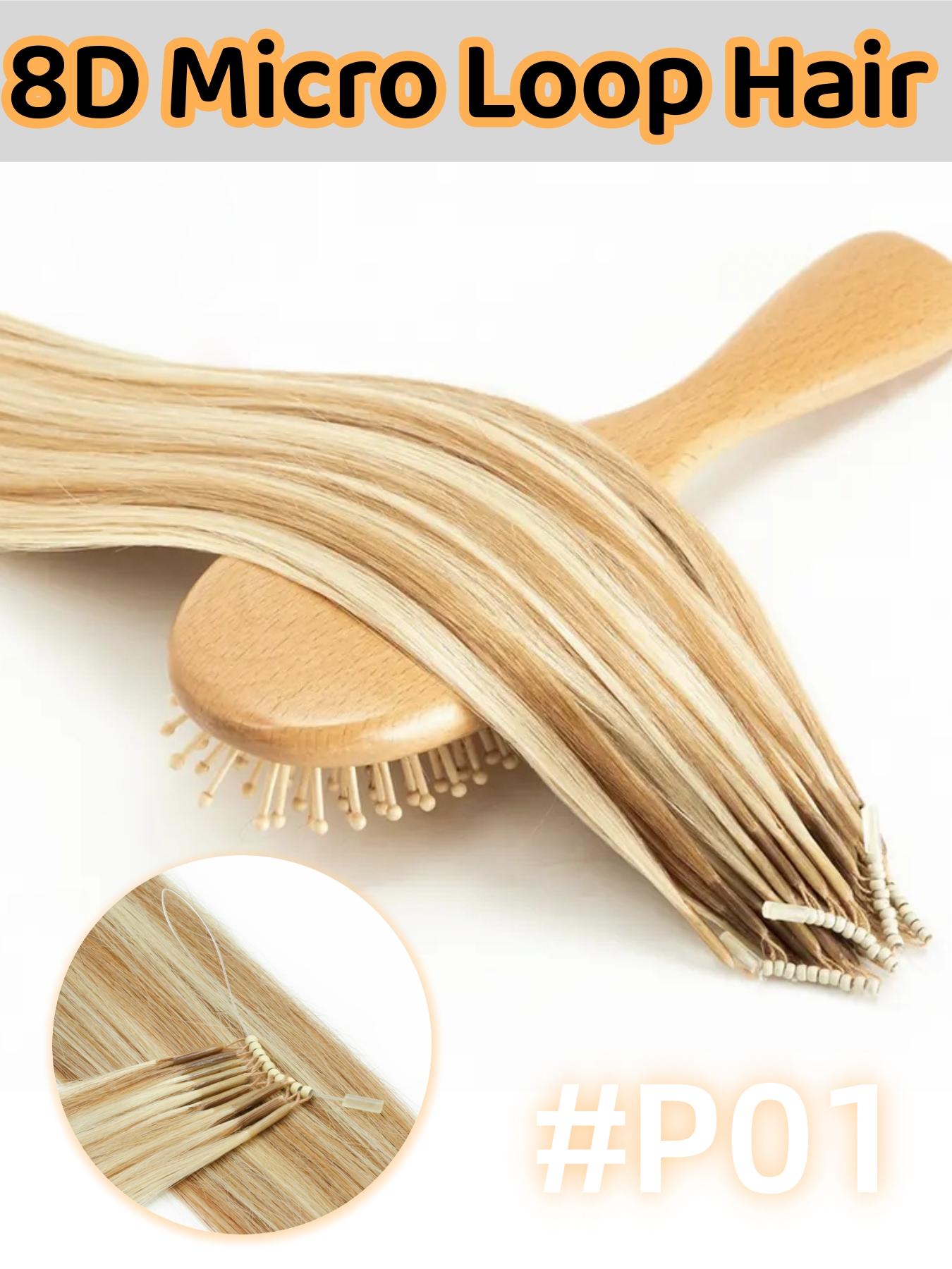 8D Nano Beads Hair Extensions Invisible Lightweight Seamless No Glue No Damage Comfortable All Day Long Lasting Natural Blending Perfect for Instant Longer Undetectable Beads Extensions That Look Totally Real for Daily Party and Any Occasion