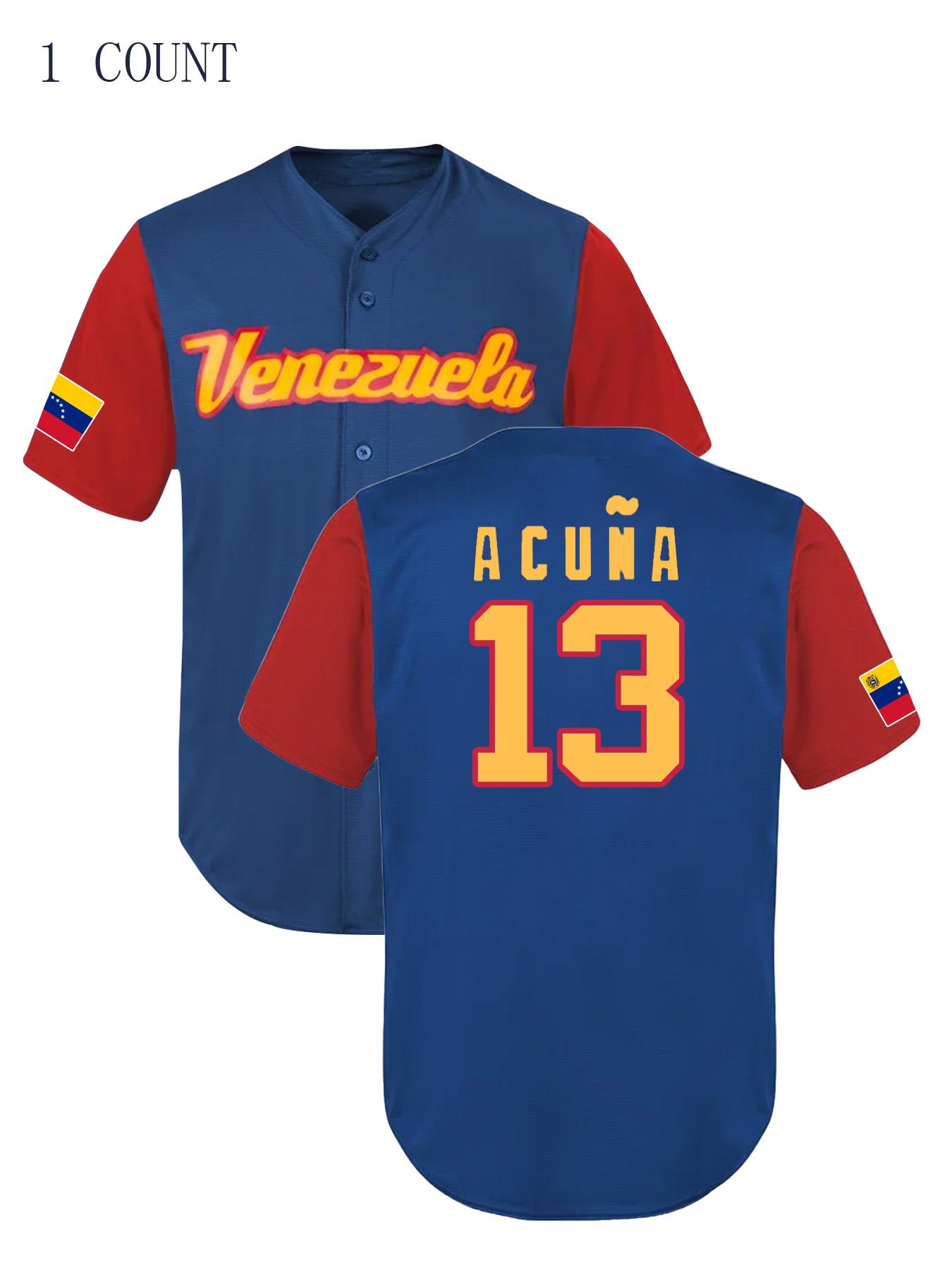 Men's Letter & Number Embroidered Baseball Jersey, Casual Breathable Short Sleeve Baseball Top for Training Competition Party, Unisex Sportswear for All Seasons, Rugby Jersey, Apparel Jersey, Men Clothing, Jersey Tops, Stylish Jersey