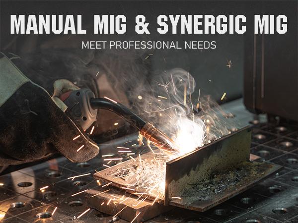 YESWELDER MIG-185DS-PRO Aluminum MIG Welder | 185Amp 110/220V Digital Welding Machine with Synergy | Gas/Flux/Lift TIG/Stick/Spool Gun 5-in-1 | Spool Gun Compatible