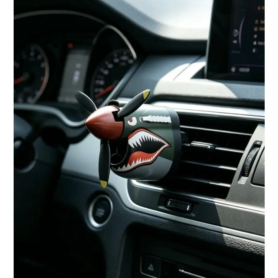 P40 Warhawk Car Air Fragrance Cologne Fragrance Shark Mouth Paint Car accessories Car Ventilation Clip, Men's Car Accessories, World War II Military Aircraft, Model Aircraft, Military Fans, Car Fans Tough Guys Boyfriend Gifts