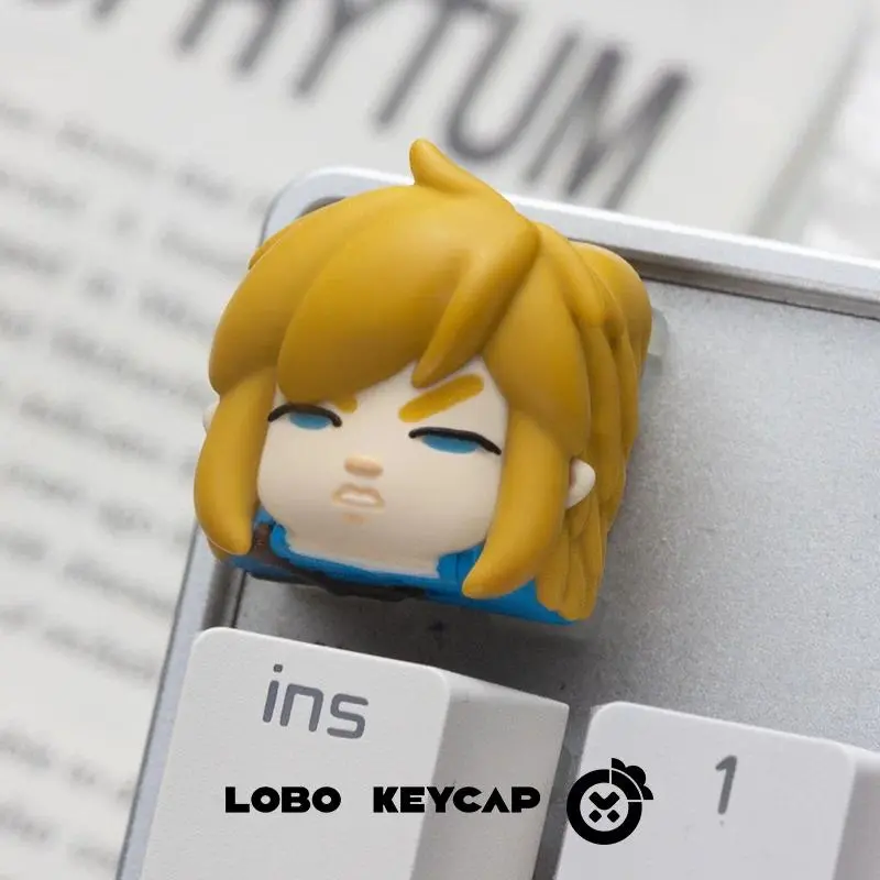 Lobo Keycap Link Cartoon Resin Keycap Custom Resin Keycap Single Esc For Mechanical Keyboard Creative Model Gamers Surprise Gift