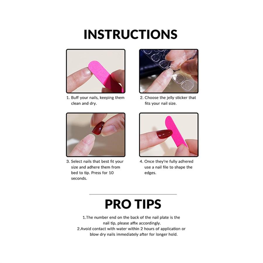10 Pcs Short Ballet Press-On Nails, Solid Navy Cat Eye Glossy Nail Tips, Reusable with Jelly Glue and File, Perfect for Daily Use, Fake Nails, False Nail