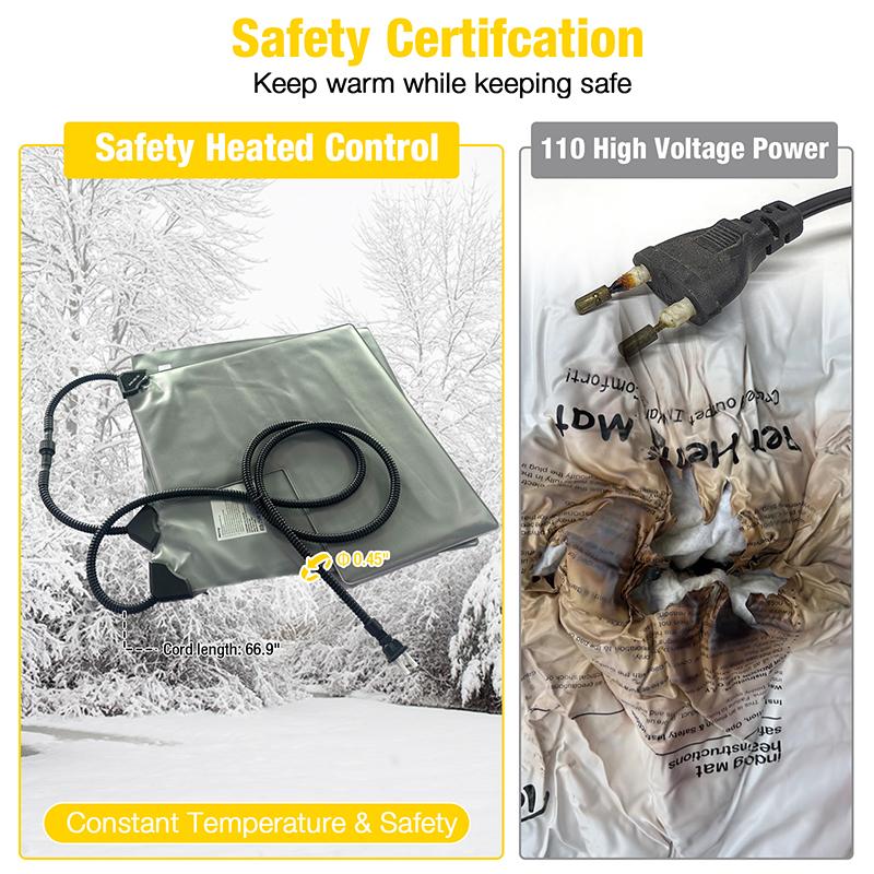 Aivituvin-AIR14-IN-HP Heated Wooden Cat House | Insulated Liner,Cat Shelter,Winter Cat House,Cat Rescue,Indoor and Outdoor Use Aivituvin-AIR14-IN-HP Heated Wooden Cat House | Insulated Liner,Cat Shelter,Winter Cat House,Cat Rescue,Indoor and Outdoor Use