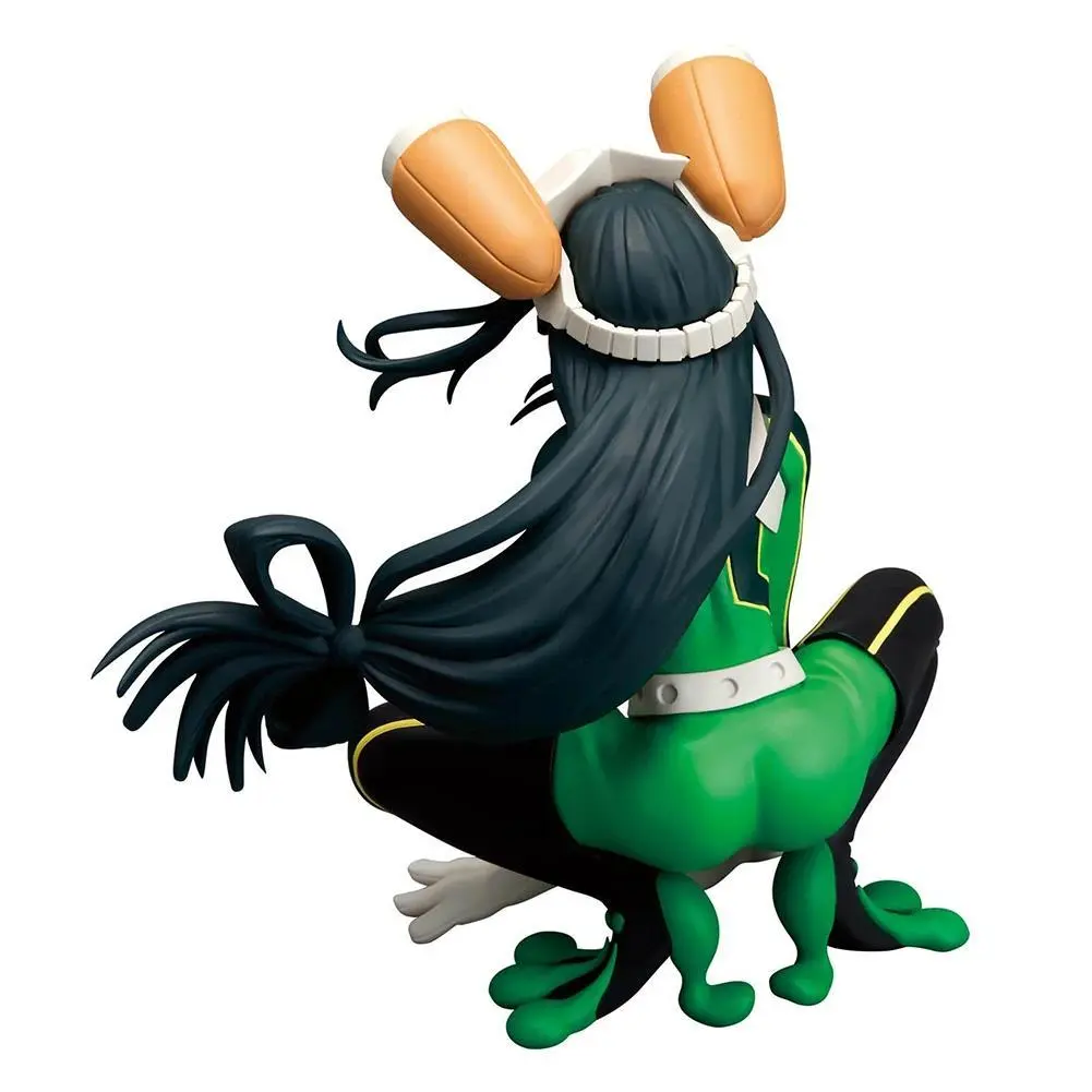 Anime MHA figure sitting Asui Tsuyu Action figures Asui Tsuyu figurine PVC Model Desktop Toys Collection Statue Gifts 11cm