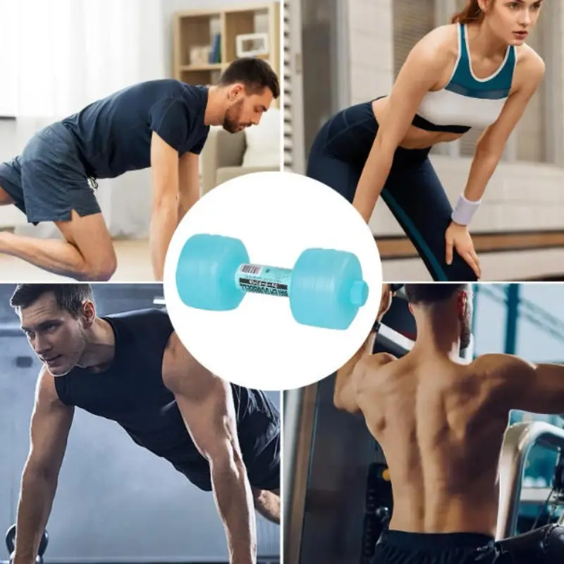 Women's Plastic Dumbbell Set, Water-Filled Fitness Equipment for Slimming & Body Shaping, Ideal for Home Workouts, Pack of 2