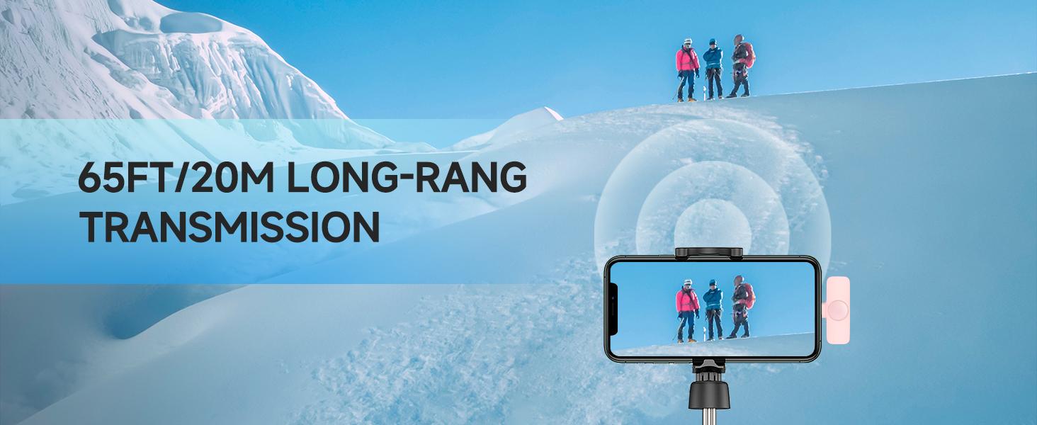 Wireless Lavalier Microphone for iPhone/Smartphone, 2 Mini Lapel Microphones with Clearer Audio for Video Recording, Interview, Vlog，Noise Reduction Device Noise Cancellation Stereo Wireless Lavalier vlogging  tools