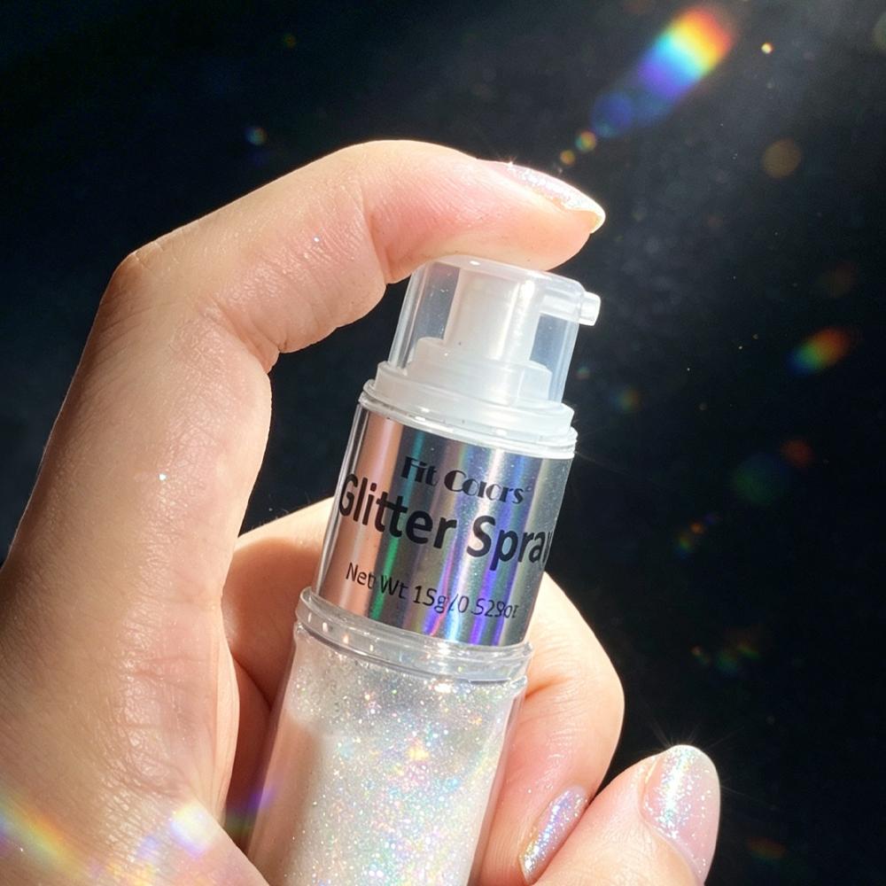 Face & Body Glitter Gel, Holographic Shimmer Sequins for All Occasions, Long-Lasting Sparkle Makeup