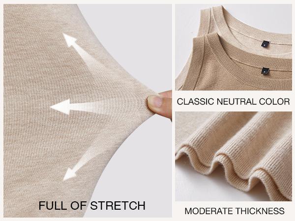 Arach&Cloz 2026 Womens Tank Tops Spring Summer Sleeveless Crew Neck Soft Sweater Cute Fashion Dressy Business Casual Outfits Knit Trendy Work Clothes Apricot S Arach&Cloz 2026 Womens Tank Tops Spring Summer Sleeveless Crew Neck Soft Sweater Cute Fashion Dressy Business Casual Outfits Knit Trendy Work Clothes Apricot S