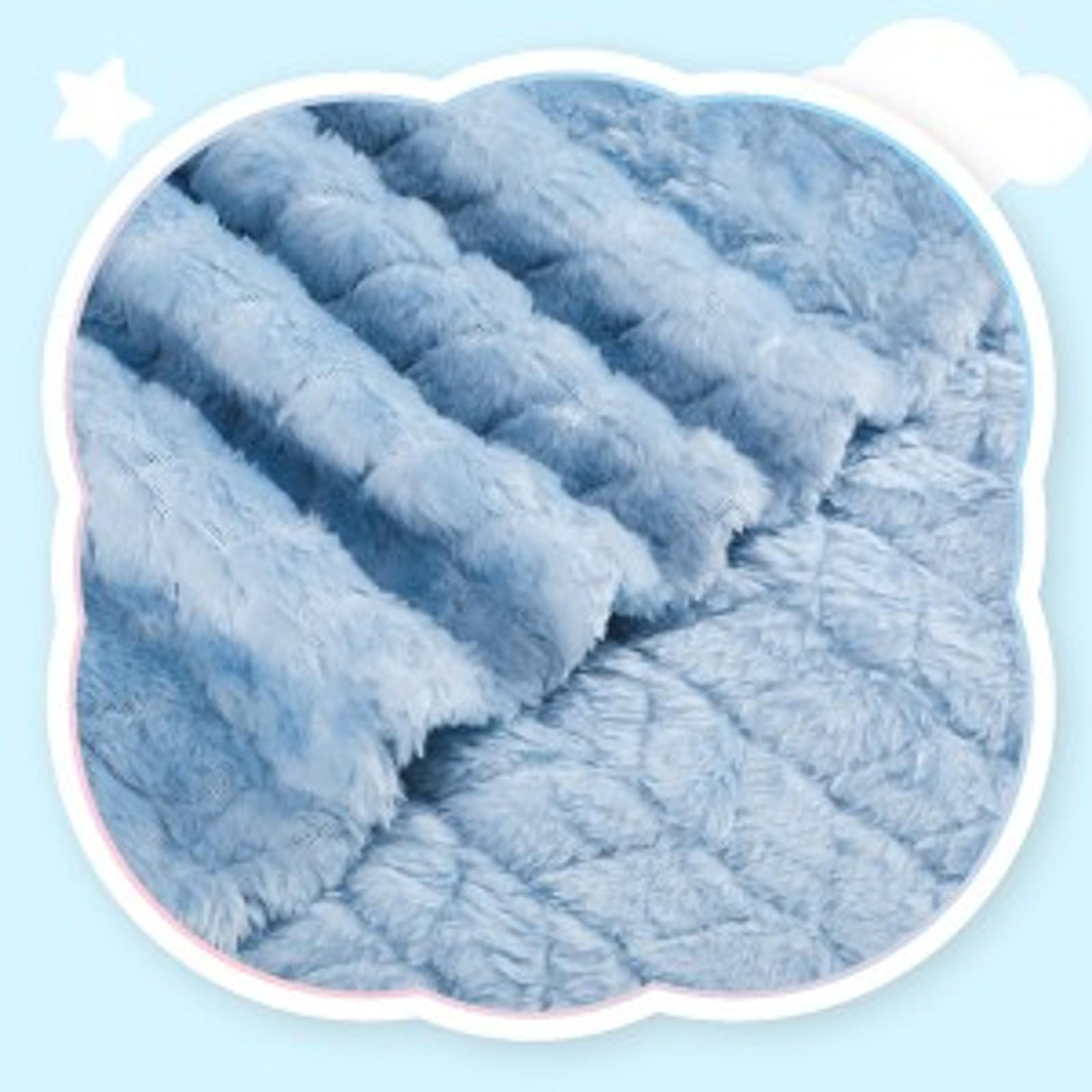 4 Pcs Baby Fuzzy Blanket Fluffy Baby Blanket for Boys Girls Soft Warm Infant Newborn Toddler Receiving Nursery Bed Supplies, 32 x 24 Inch(Pink Color)