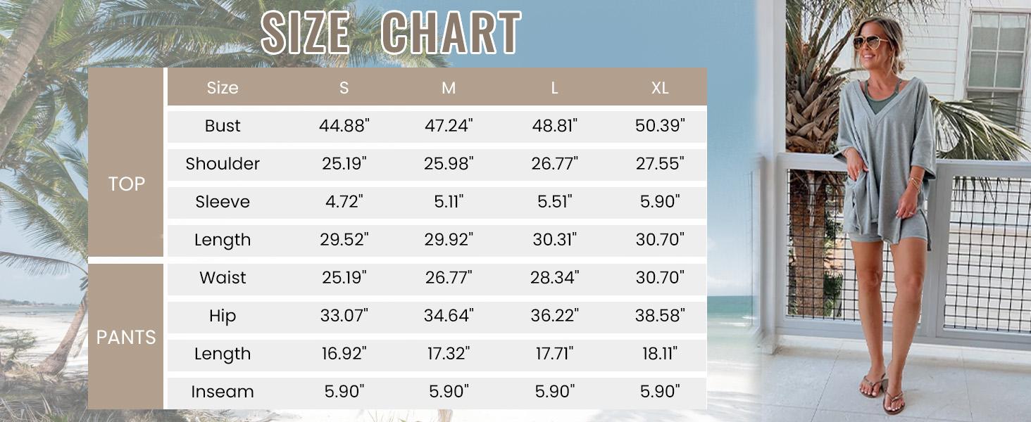 Tanming Women's Oversized 2 Piece Workout Hot Shot Set - Reversible V Neck Tee & Biker Shorts - Casual Streetwear for Yoga & Lounging - Flowy & Comfortable #SpringStatements