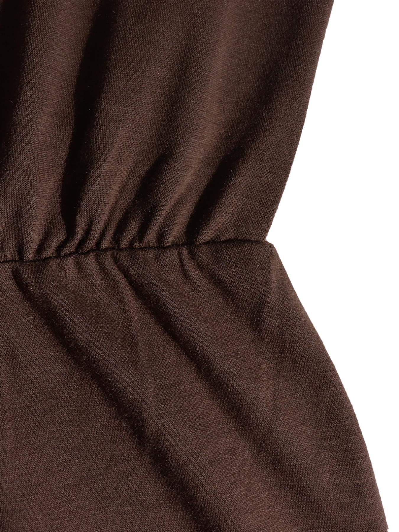 Elegant One Shoulder Flare Sleeve Fitted Dress, Deep Color Evening Night Out Short Skirt, Show off Shoulders Party Dress for Women