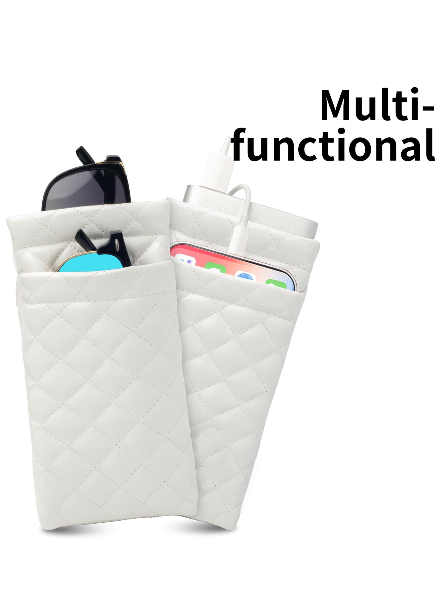 Latest Fashion Makeup Storage Bag, Handheld Cosmetic Pouch, Makeup Organizer Pouch, Soft Material Lightweight Glasses Case, Unisex Eyewear Accessories for Everyday Use, Christmas Gift, Valentine's Day Gift, Ideal Gift