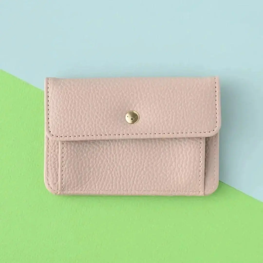 Kawaii Miffy Ultra Thin Portable Fashion Card Bag Zero Wallet Student ID Card Holder Business Card Holder Gift for Girl