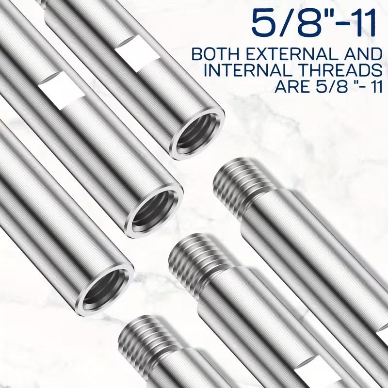 Angle Grinder Extension Rod 3.0/4.0/5.5inch M14, Aluminium Alloy Rotary Shaft, Lengthen Connecting Rod for Polishing Grinding Machine