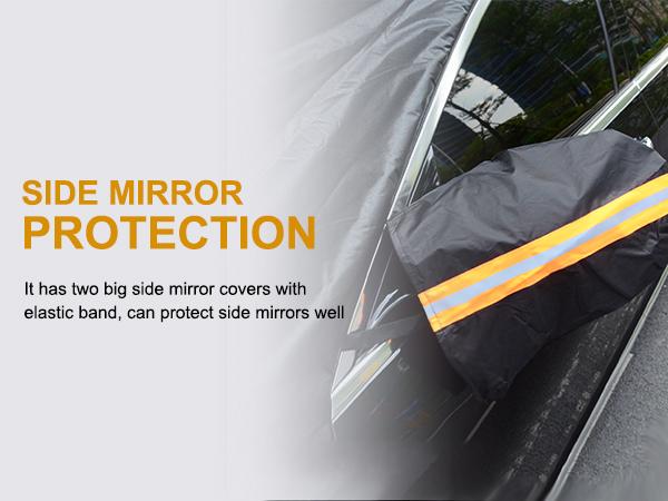 Windshield Snow Ice Cover for Cars, Extra Larger Size 82"x 62" Shade, Waterproof Winter Frost and Sunshade Cover with Side Mirrors Cover, Windshield Protector for Cars, SUVs, Trucks