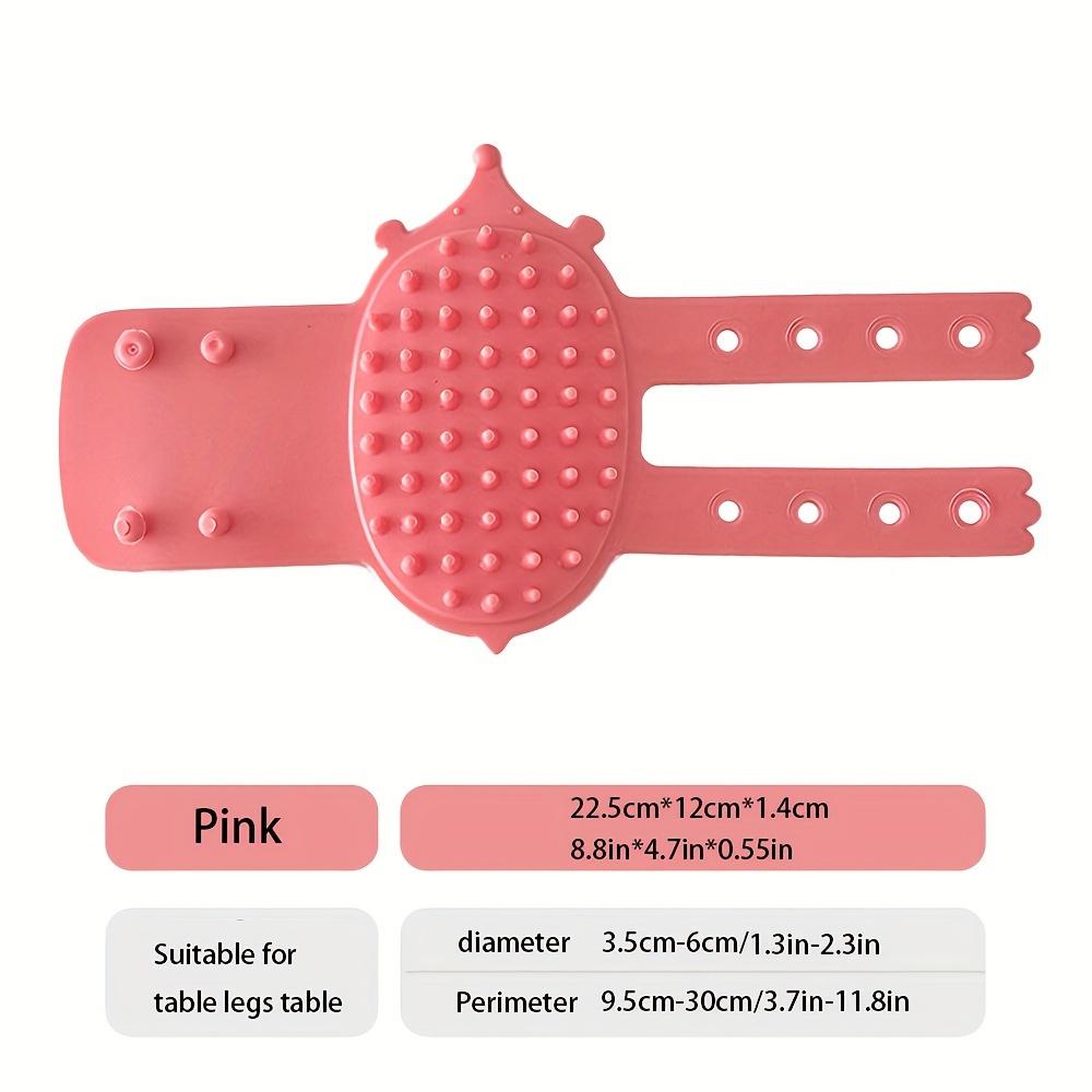 [Multi-Functional Rubber Cat Scratcher] Rubber Self-Grooming Cat Scratcher - Wall & Table Leg Mountable, Flexible Bristles, Non-Electric Pet Massage & Fur Removal Tool, Self Grooming Brush