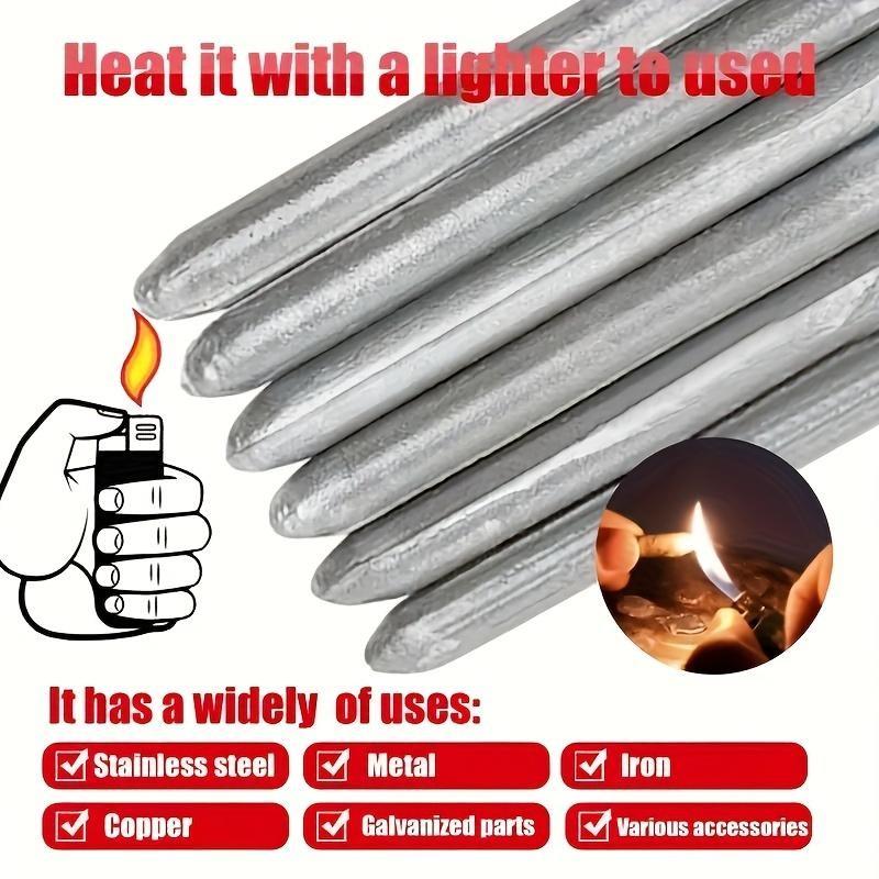6pcs Low Temp Welding Rods, Quick Melting for Water Tower & Pipe Repair, Durable Construction, Easy Application