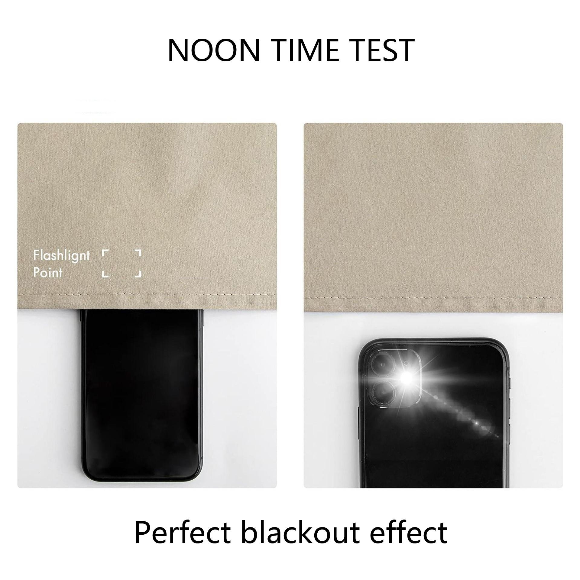 2pcs Blackout Sunscreen Curtains, 100% Light Blocking, Durable & Stylish, Ideal for Bedroom/dining Room/living Room, Enhances Privacy