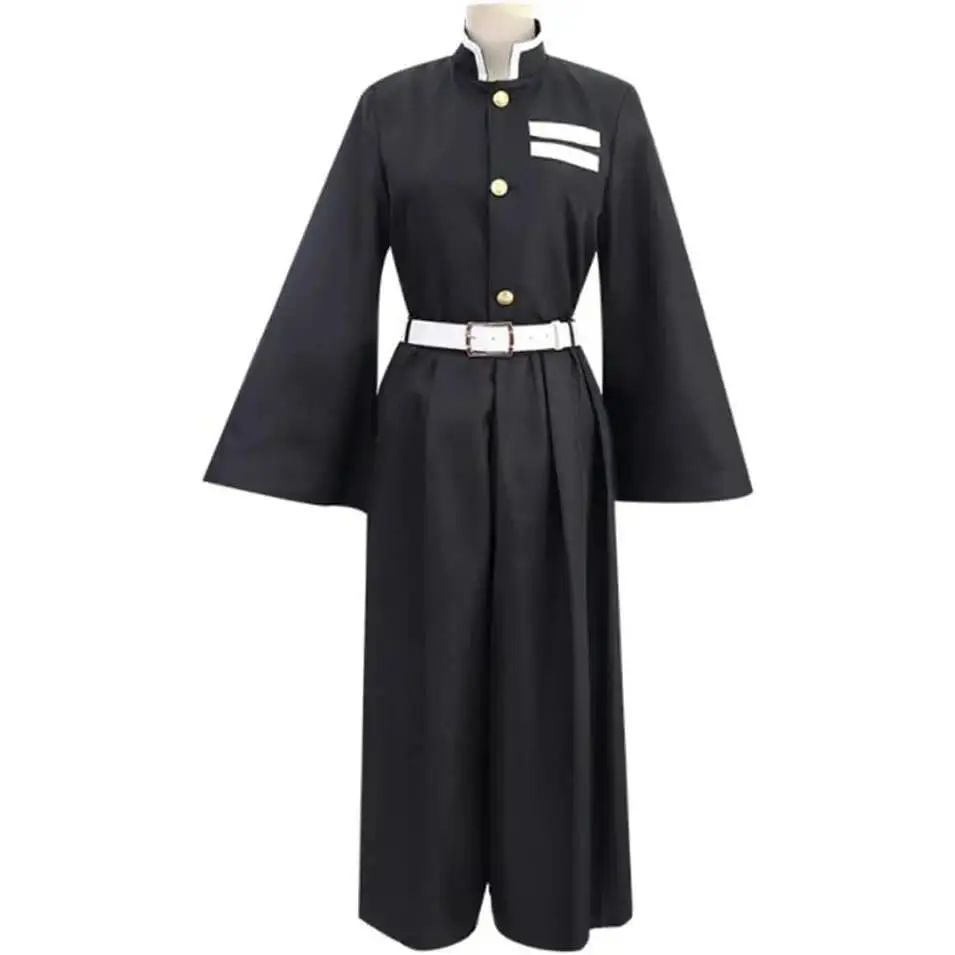 New Anime Demon Slayers Kimetsu No Yaiba Tokitou Muichirou Cosplay Costumes set Kisatsutai Uniform Wig Halloween Party Costume