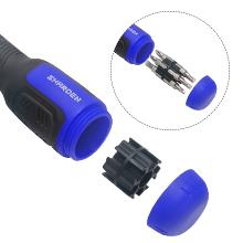 SHARDEN Multibit Screwdriver 13-in-1 Screw Driver Set Adjustable Extension Screwdriver Multitool All in One with Torx Security, Flat Head, Phillips, Hex, Square and 1/4 Nut Driver