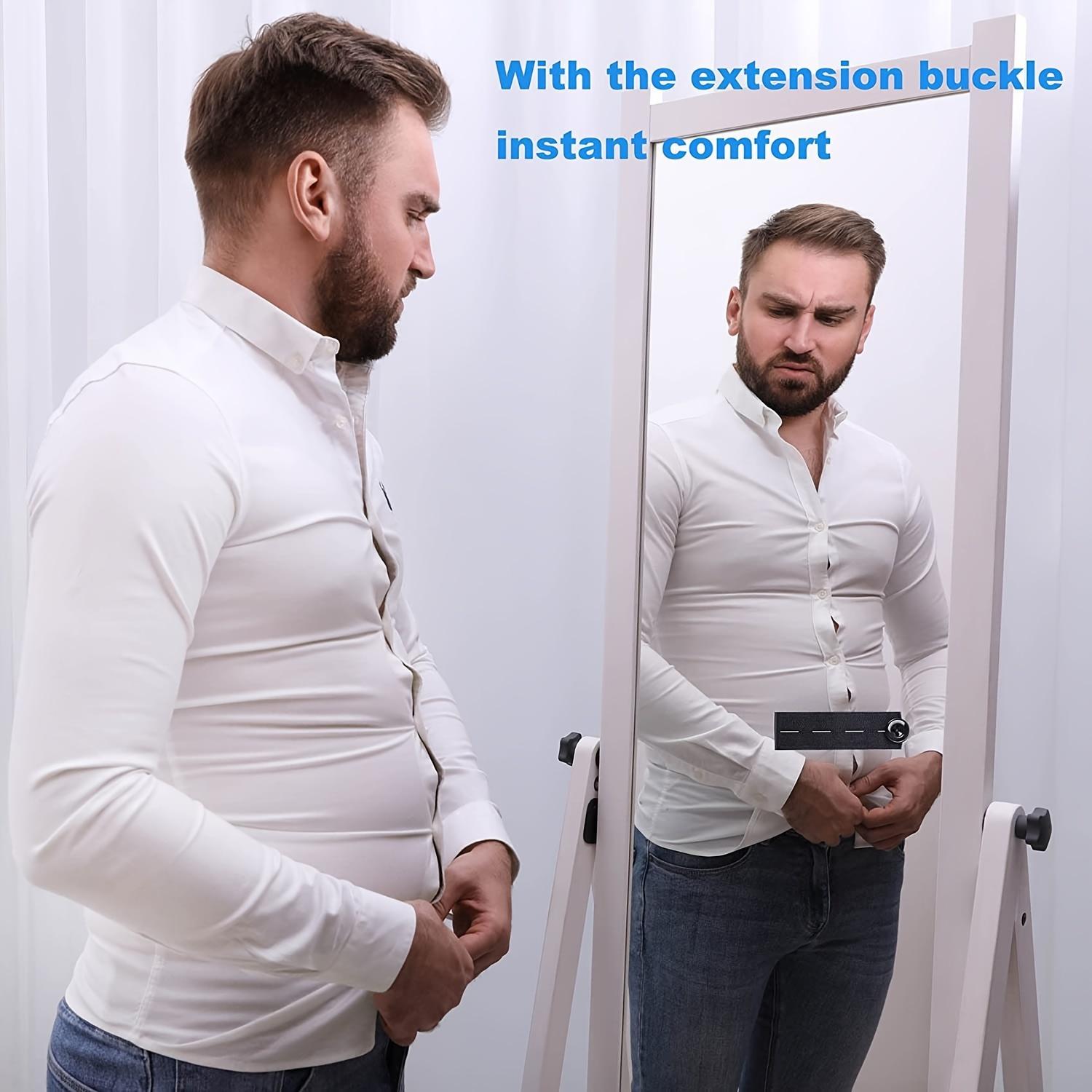 1pcs/2pcs Elastic Waist Extender Buckle for Pregnant Women, Plus-Size Men, Adjustable Pants Extender