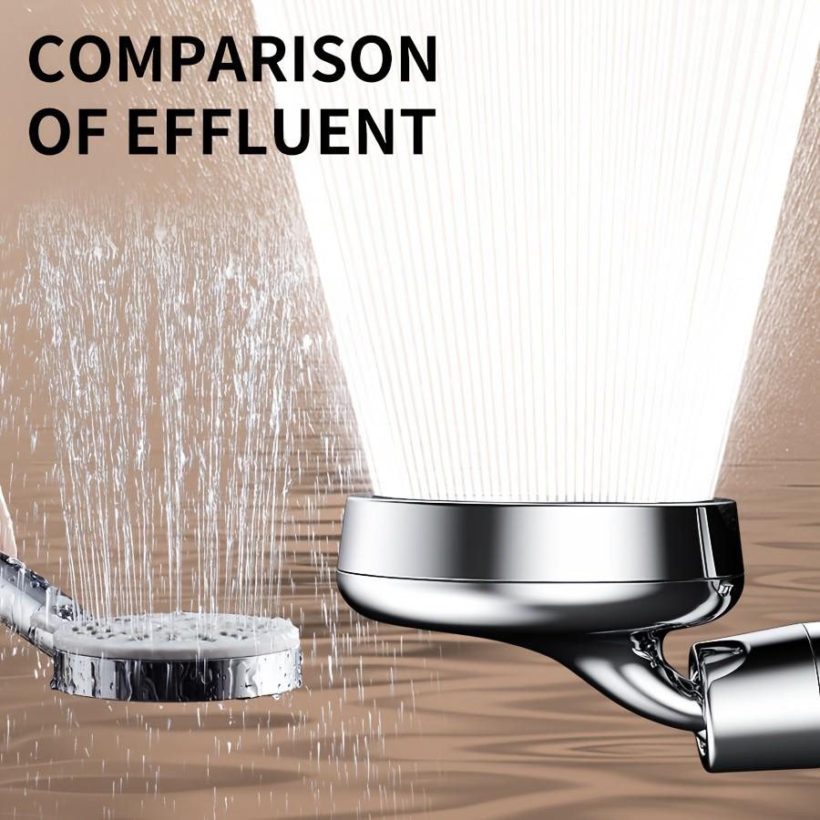 3-Piece Adjustable Shower Head Set, G1/2 Interface, 150cm Flexible Hose, Wall-Mounted Bracket, No Drilling Required, Bathroom Faucet Accessories