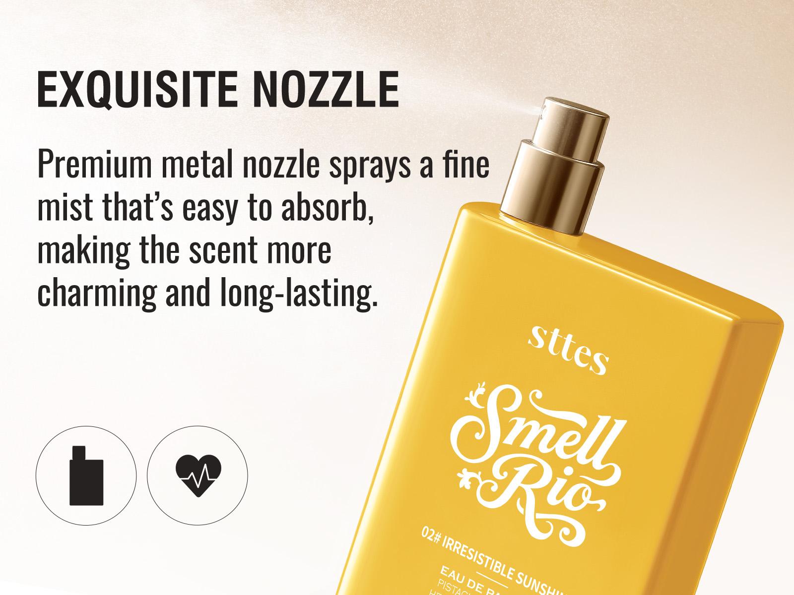 STTES Perfume 02 (The Long-Lasting Evolution of 602) - Eau De Perfume 100ml (3.4fl Oz)  vanilla Gourmet tune (Caramel vanilla flavor)