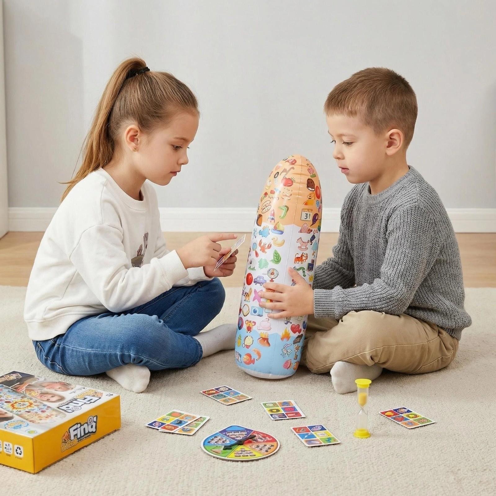 Children Treasure Hunt Party Game, Parent-Child Interactive Board Game, Logic Intelligence Training Toy, Suitable for 2-4 Players