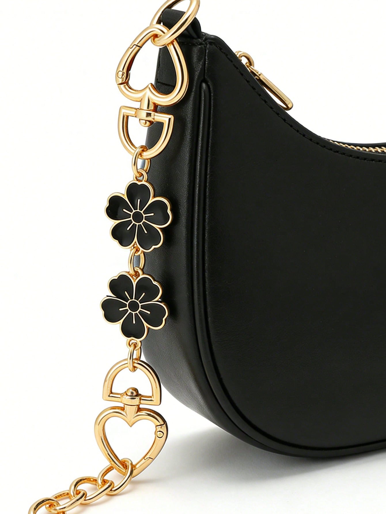 Bag Extender Chain, Cherry Blossom Bag Strap Extender, Handbag Shoulder Strap Replacement, Wallet Chain, Accessory for Handbags, Crossbody Bags