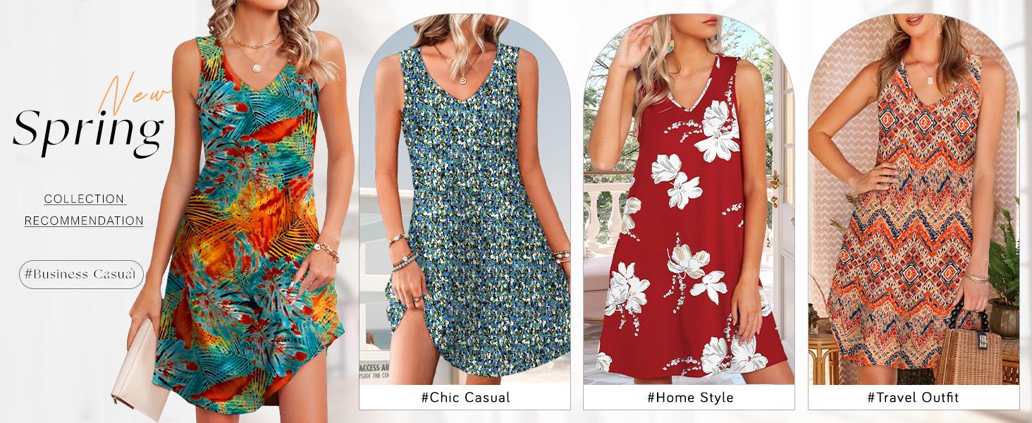OFEEFAN Womens Summer Dresses 2026 Loose V Neck Sleeveless Dress Sundresses Swimsuit Coverup Vacation Outfits Womenswear Womenswear OFEEFAN Womens Summer Dresses 2026 Loose V Neck Sleeveless Dress Sundresses Swimsuit Coverup Vacation Outfits Womenswear Womenswear