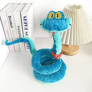 New 120cm kawaii Cartoon Zootopia 2 Gary Plush Toy Cute Gary De Snake Keychain Stuffed Doll Room Decor Toy Holiday Xmas Gift