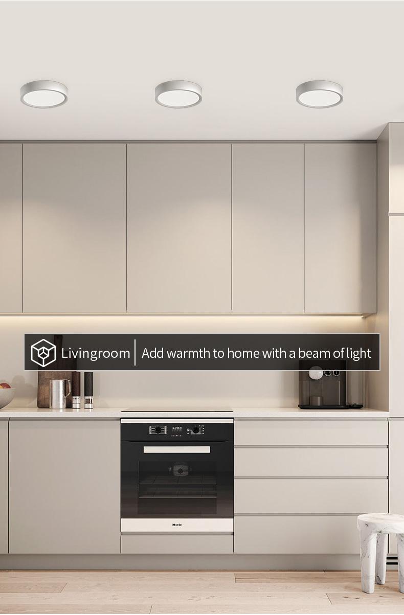 LED Small Ceiling Light, Ultra-Thin Surface Mount Cylinder Lamp, Round Pendant Light, Hallway Light, Entryway Corridor Ceiling Spotlight