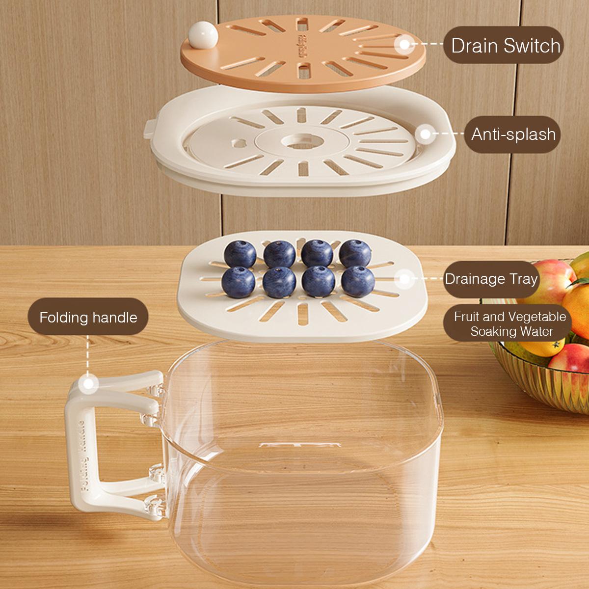 Produce washing container