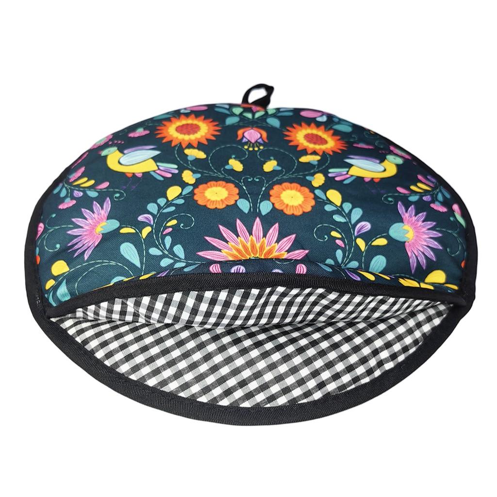 1pcs Mexican Corn Tortilla Insulated Bag Thick Pure Cotton Round Thermal Lunch Bag Food Grade Ice Pack, 1pcs