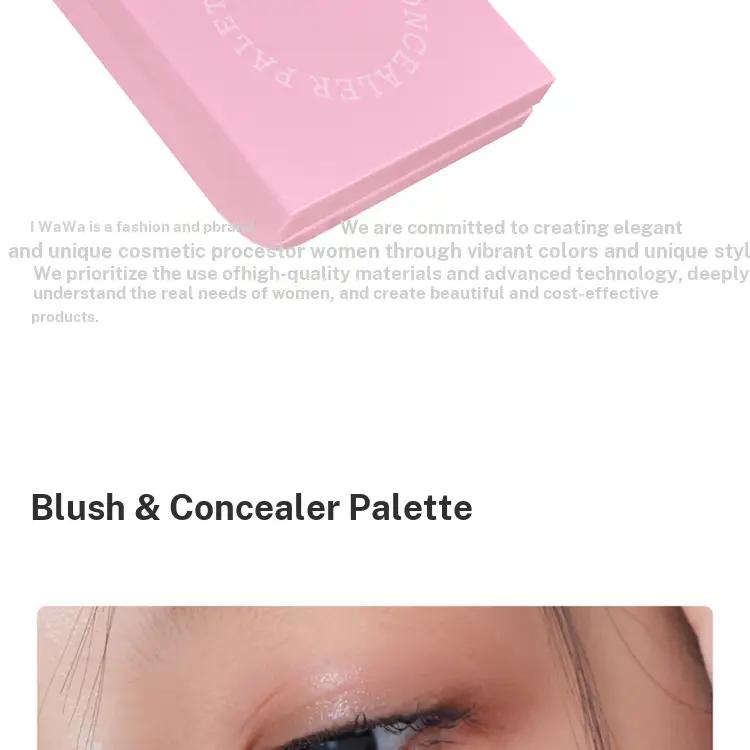 【I WAWA】Stain Concealer & Blush Palette (5 Colors) | Flawless Skin in One Palette