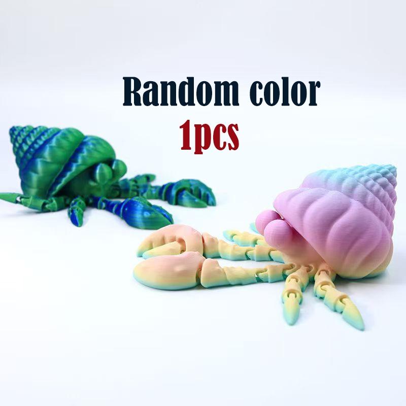 Cute Ugly Crab Figurine, 3D Printed, Fully Jointed, Adorable Decorative Ornament, Perfect Gift for Friends and Family