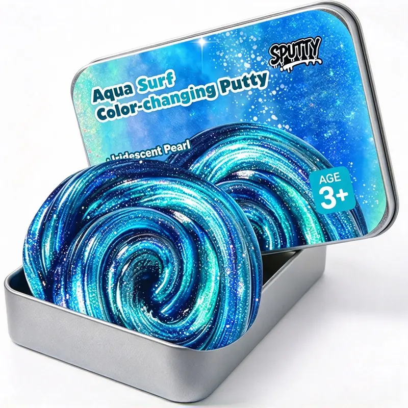 Color changing putty, children's slime, therapeutic putty, adult toys, children's soft sensory toys, adult anxiety relief gifts, desktop toys