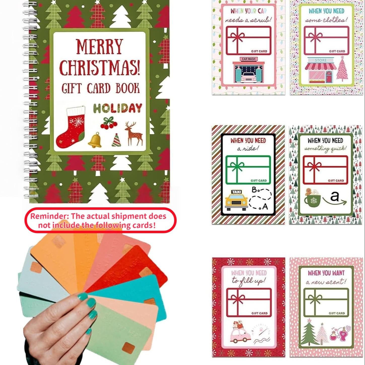 Gift card book gifting experience