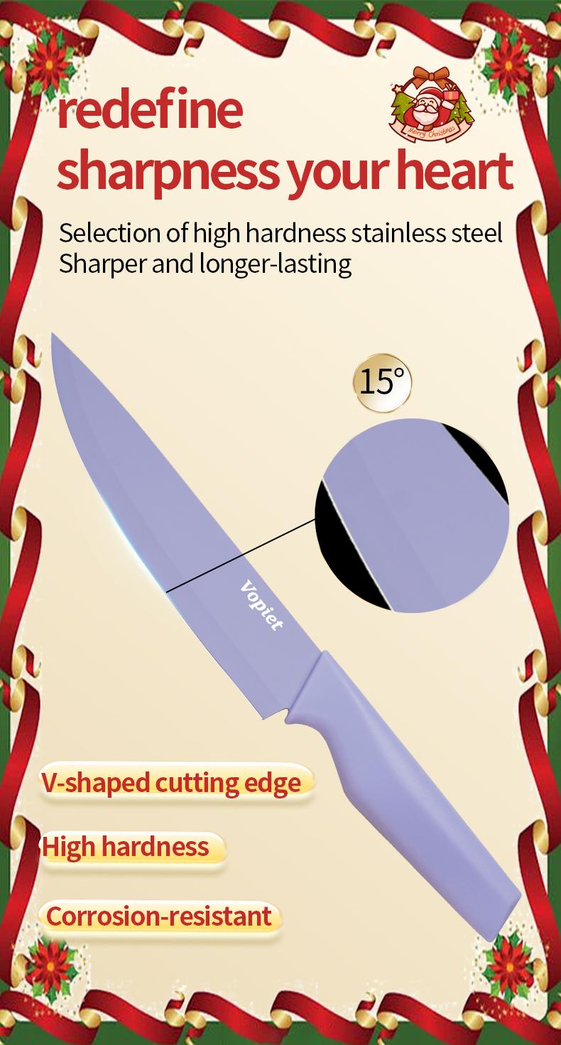 5 Pieces, Kitchen Knife Set, Meat Cleaver, Chef's Knife, Bread Knife, Fruit Knife, ANew Year's Gift Cooking Utensils Cutting Modern Block Home 5 Pieces, Kitchen Knife Set, Meat Cleaver, Chef's Knife, Bread Knife, Fruit Knife, ANew Year's Gift Cooking Utensils Cutting Modern Block Home