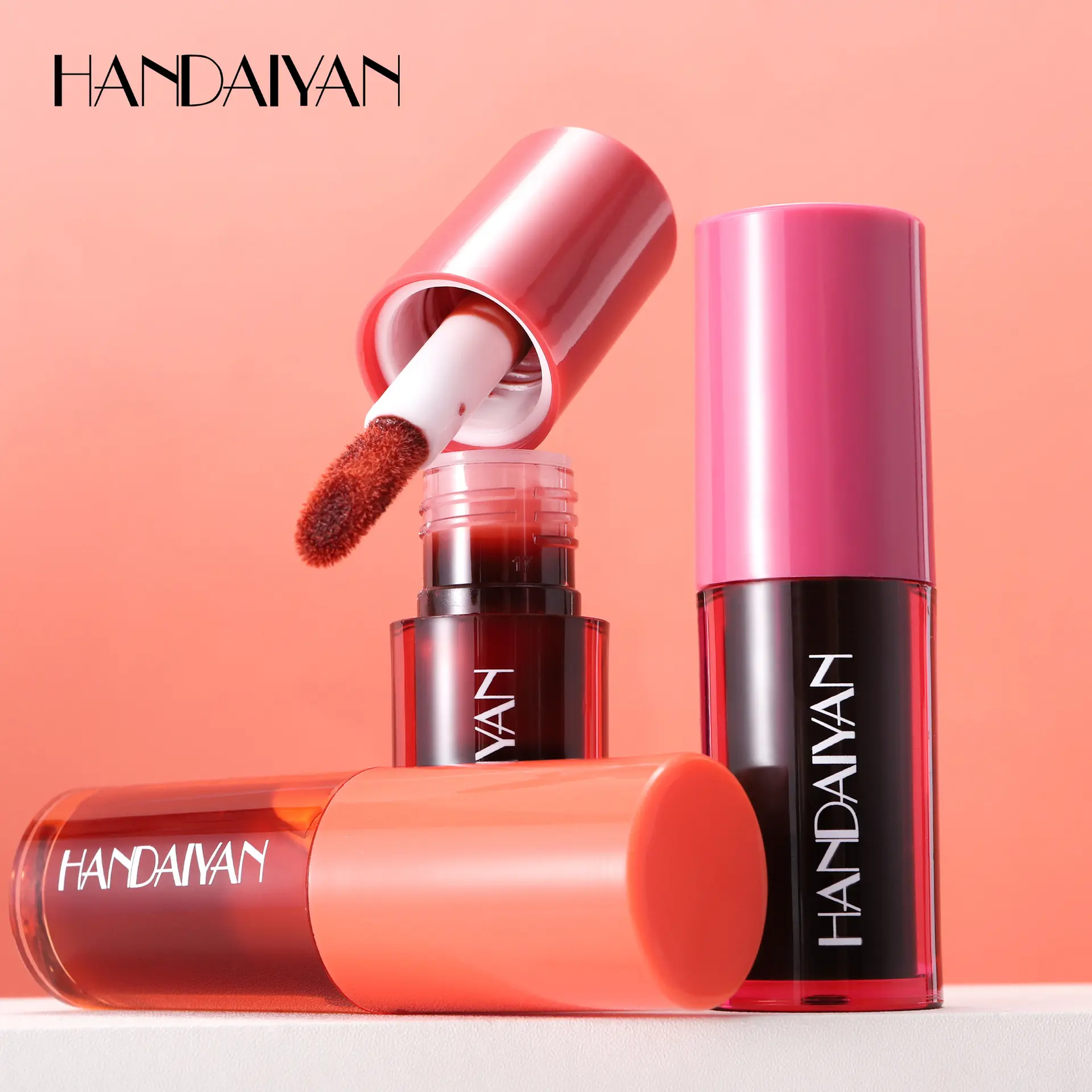 3-Color Bestselling Lip Tint, Brightens Complexion, Whitens Skin, Waterproof & Transfer-resistant Lip Gloss