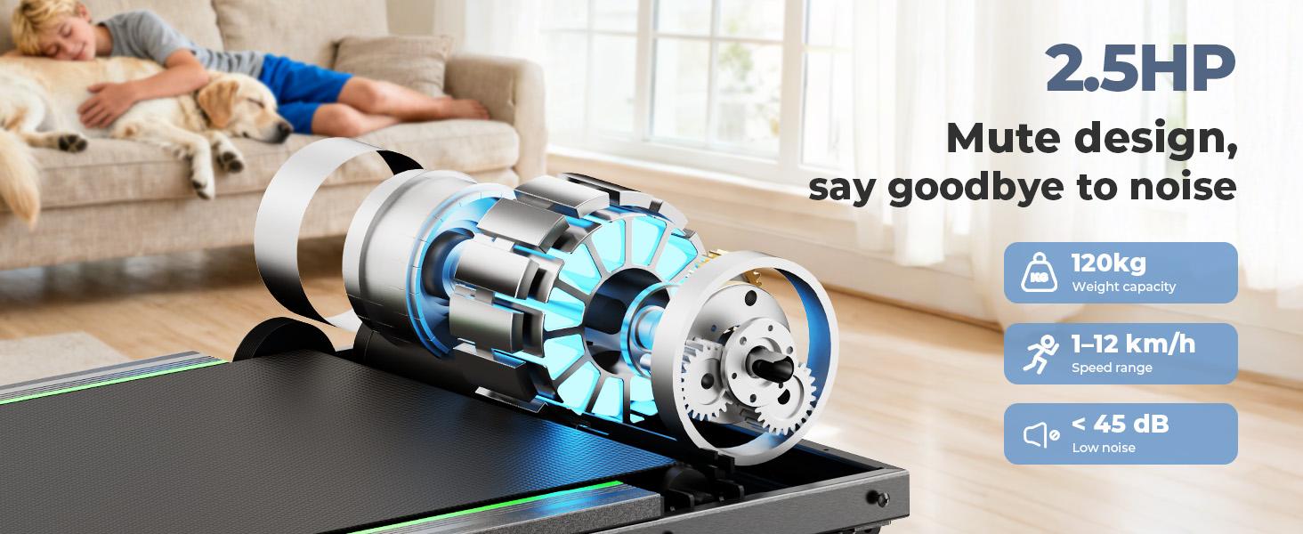 【New Year Sale】Portable Walking Treadmill with Handrail, Low-Noise Motor, 265lbs Weight, 6.2MPH Home Treadmill , Touch/Remote Control, 3 Modes & Quiet Operation, Recovery Machine for Home Use