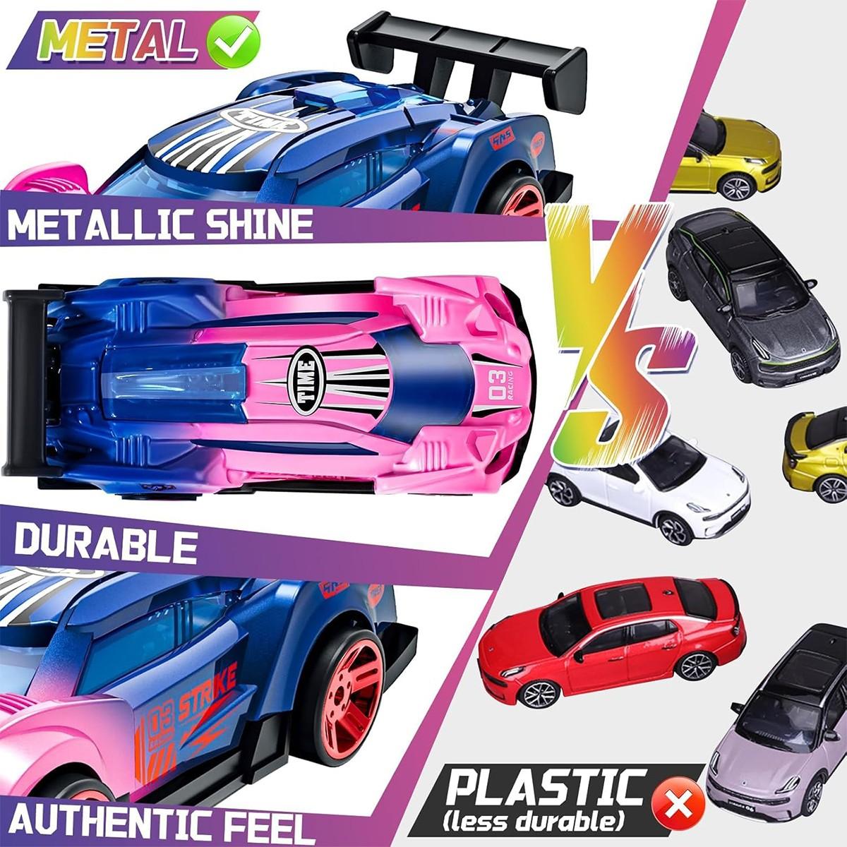 Uinle Baby Mini Alloy Color-Changing Car 1:64 Temperature-Sensitive Toy, Portable Kids Plaything for Boys, Best Birthday Gift for Ages 3+