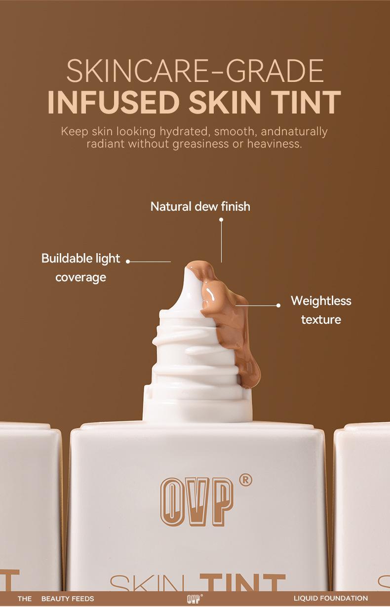 Lightweight Flawless Foundation, Evens Skin Tone, Hydrating Concealing Foundation, Matte Texture, Non-caking, Naturally Brightening, Creates A Natural Base Makeup Effect, Essential Facial Makeup.