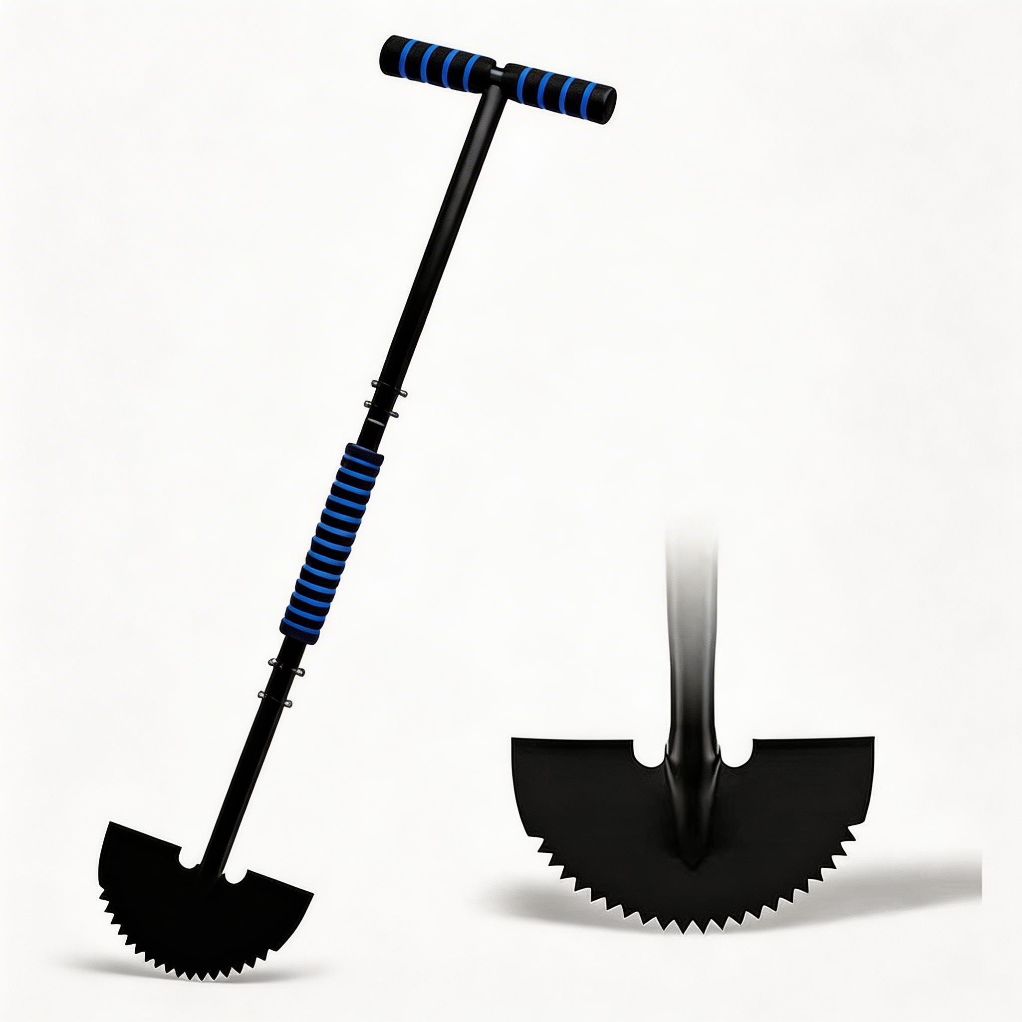 Manual Lawn Edger Tool, Semi-Circular Moon Shape Weed Cutter, Garden Yard Lawn Edge Trimmer, Gardening Border Cleaner, Essential Gardening Gear