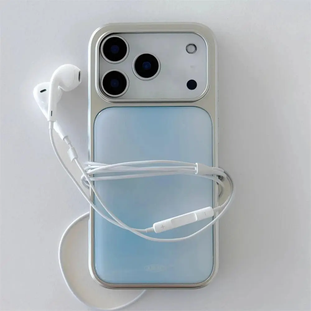 Cute 3D Gradient Soft Epoxy Phone Case For iPhone 17 ProMax 17 Pro 17 16 15 14 13 Pro Max Luxury Protection Soft Cover Cases