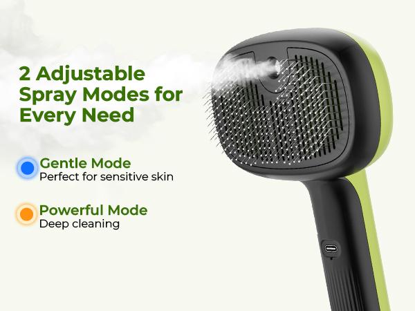 Pecute Pet Spray Hair Removal Brush for Cat/Dog – Deshedding & Grooming Tool, one button hair removal comb,deshedding vacuum brush, fur removal tool, grooming trimming tool