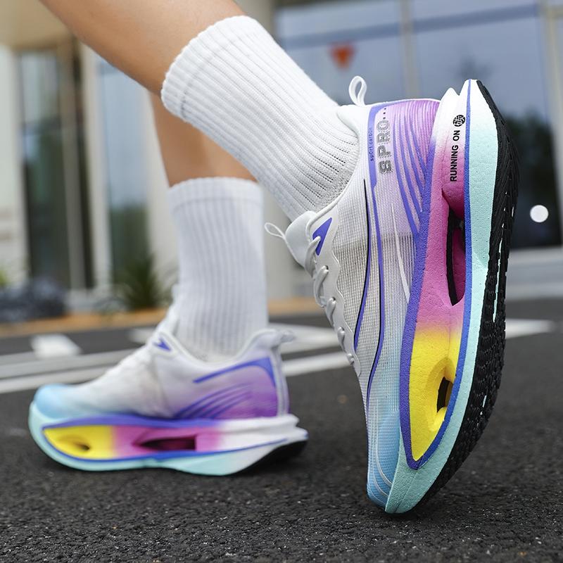 High-End Carbon Plate Cushioning Sneakers | Unisex Walking Running Sneakers Breathable Soft Anti-Slip Wear-Resistant 35-45